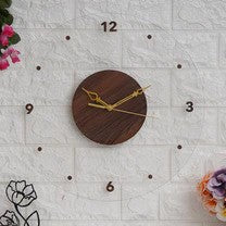 Modern Acrylic Wooden Wall clock 15 inches - Ghar Khoobsoorat