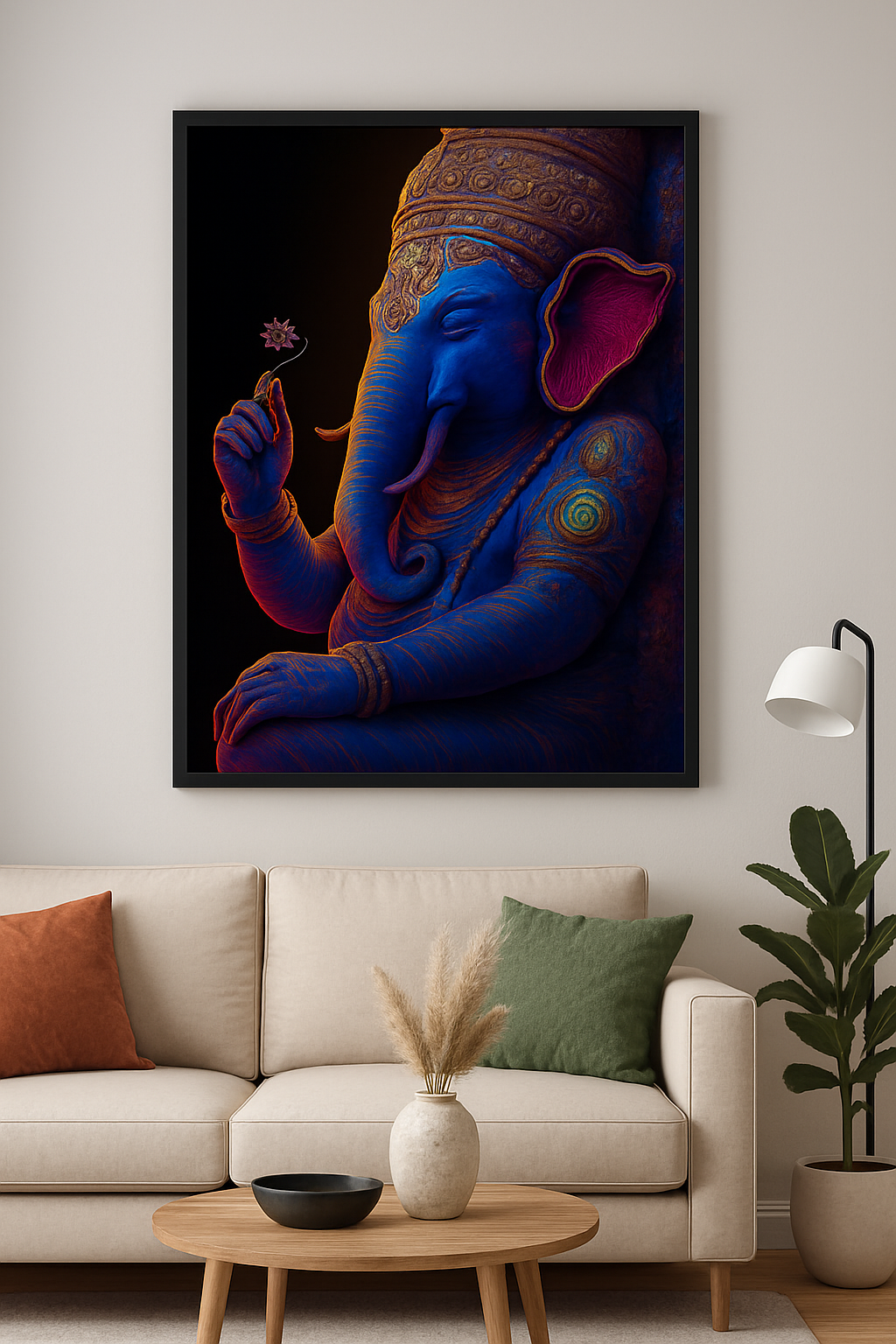 Shree Ganesh Wall Art - Ghar Khoobsoorat