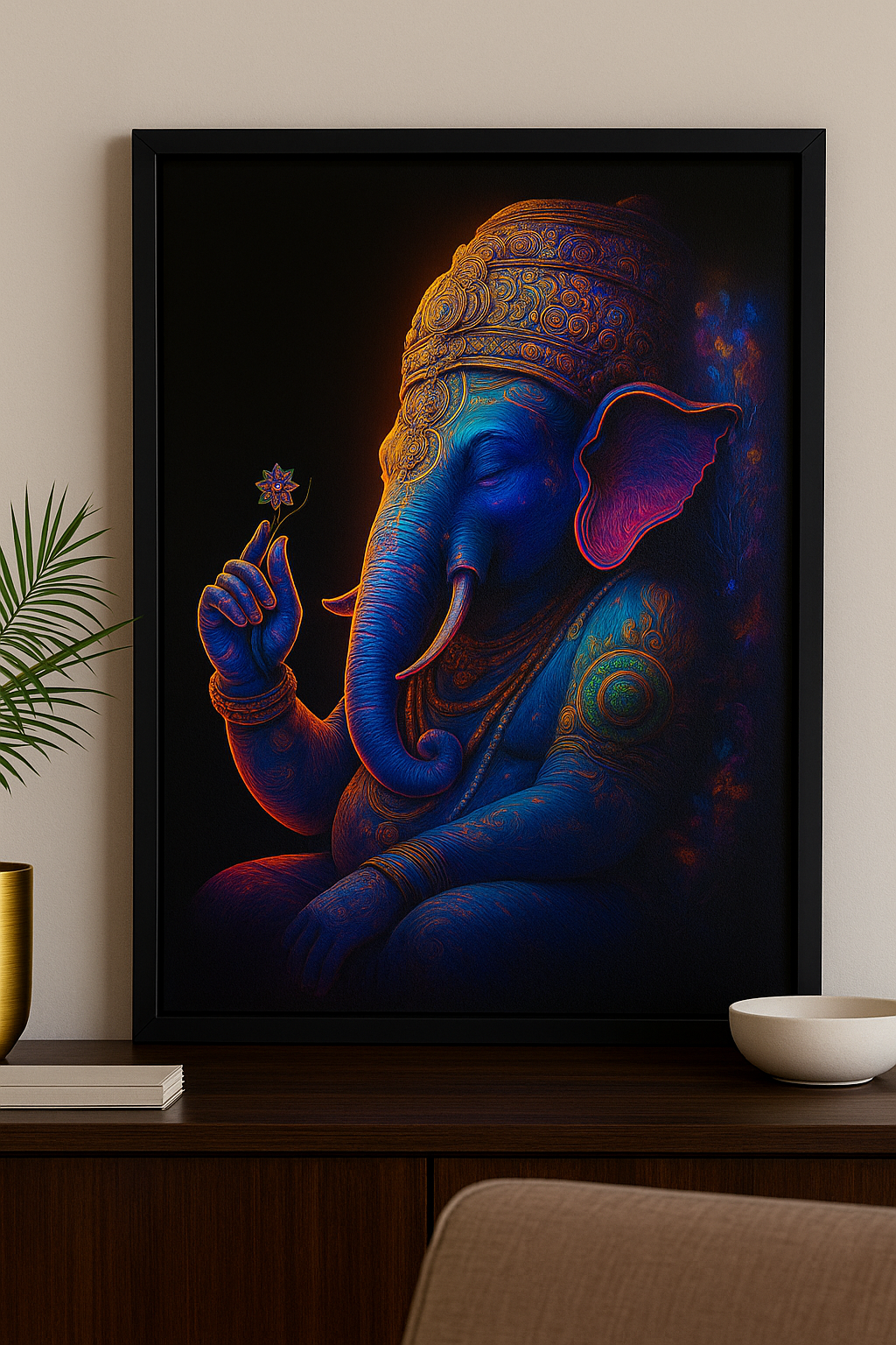 Shree Ganesh Wall Art - Ghar Khoobsoorat